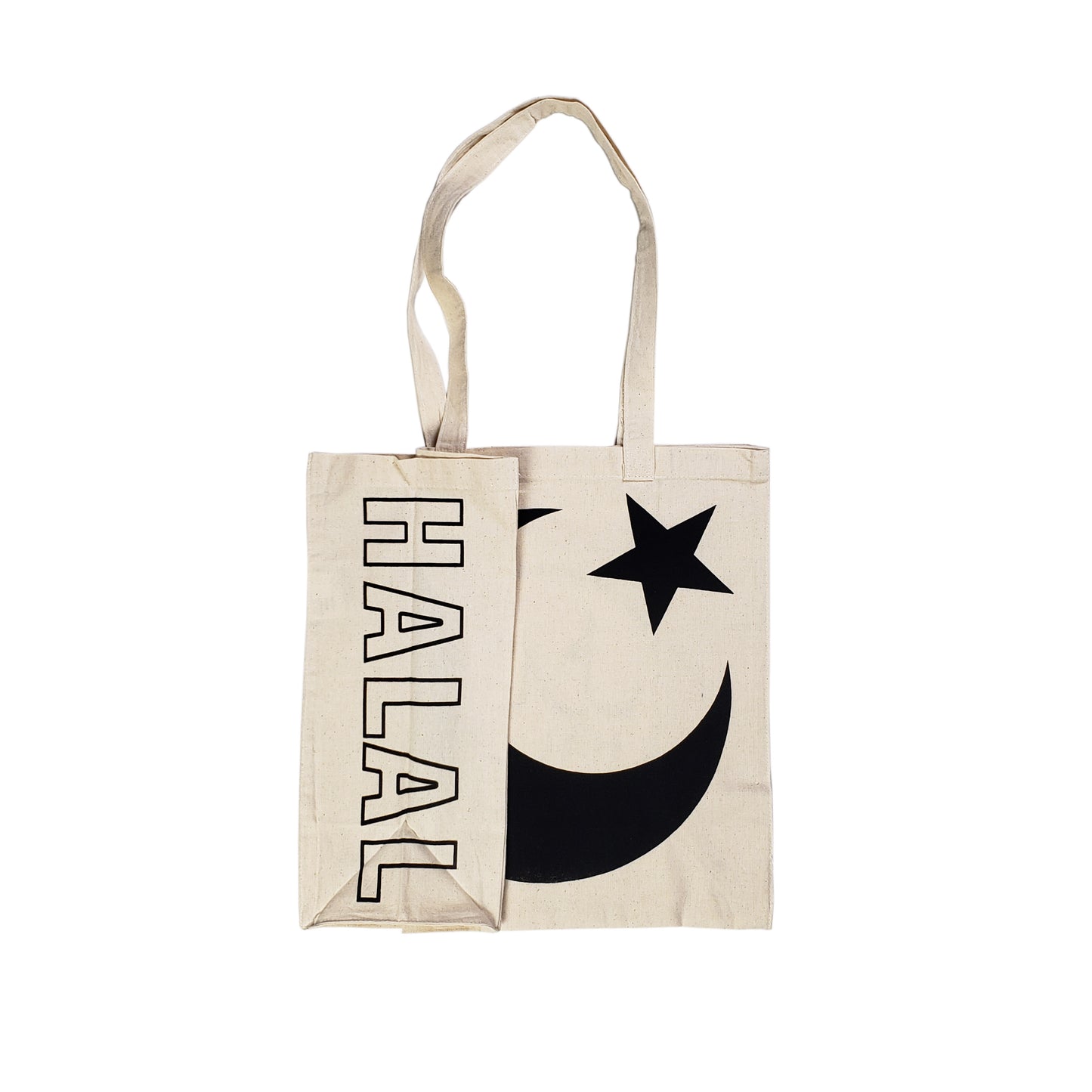 Star & Crescent Natural Tote