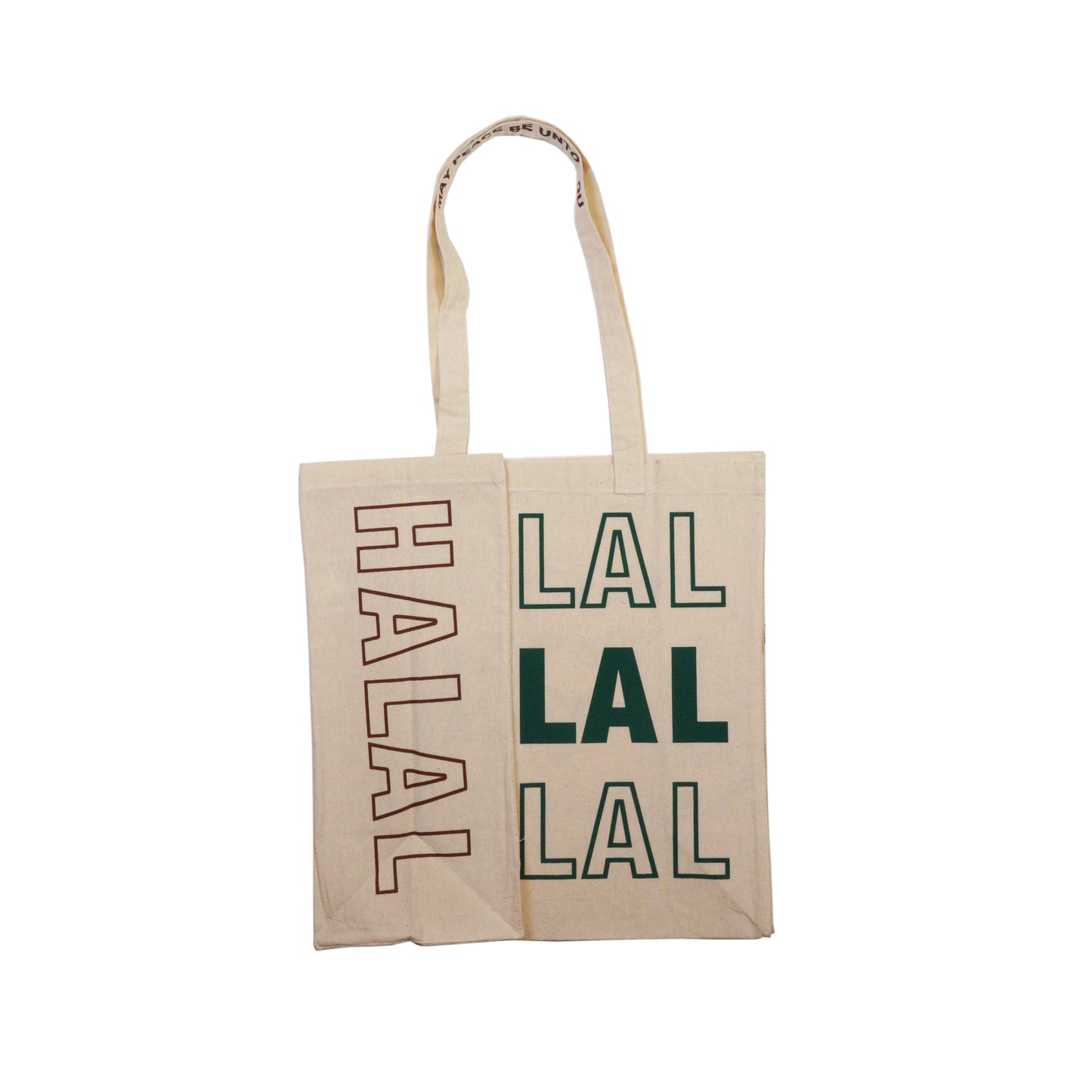 Green Halal Shopping Tote