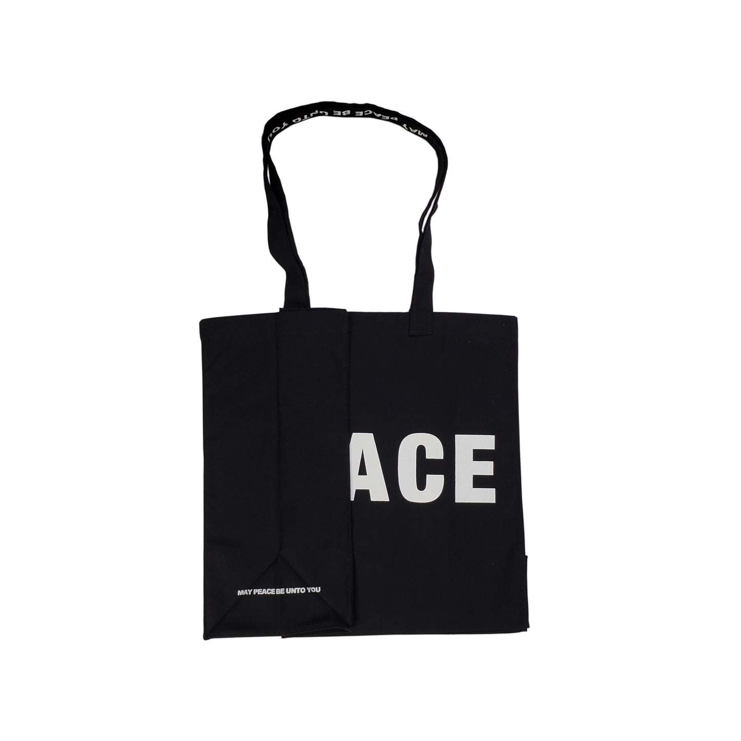 Peace Bold Black Tote