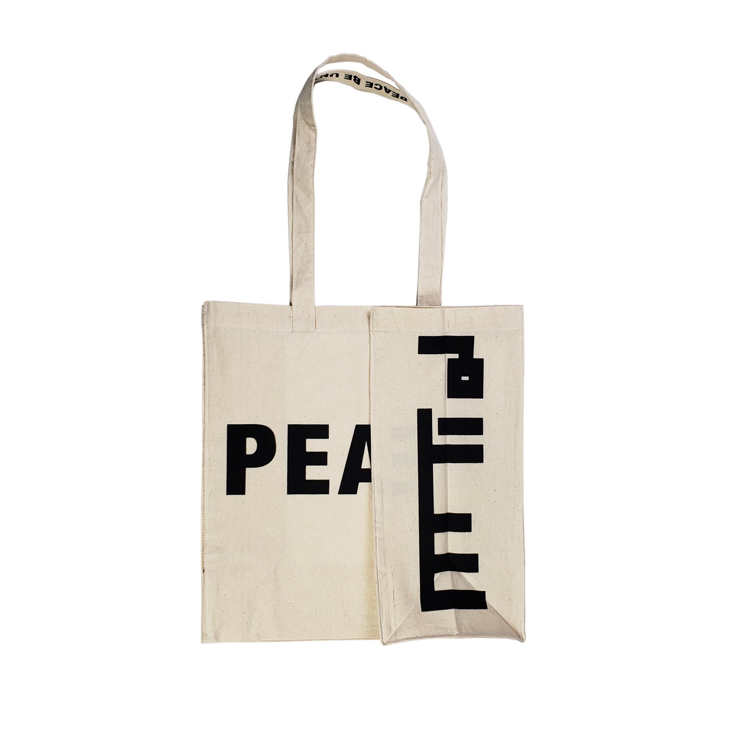 Peace Bold Natural Tote