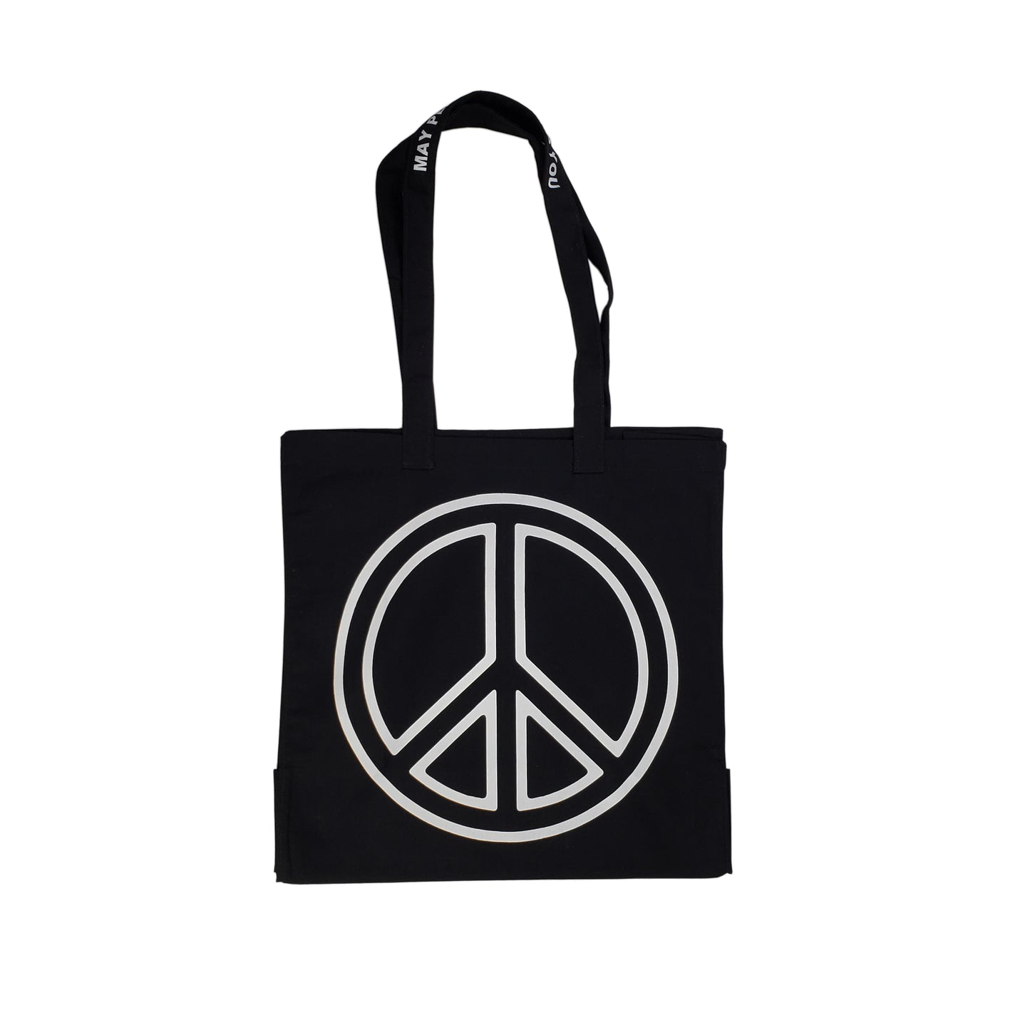 Peace Bold Black Tote