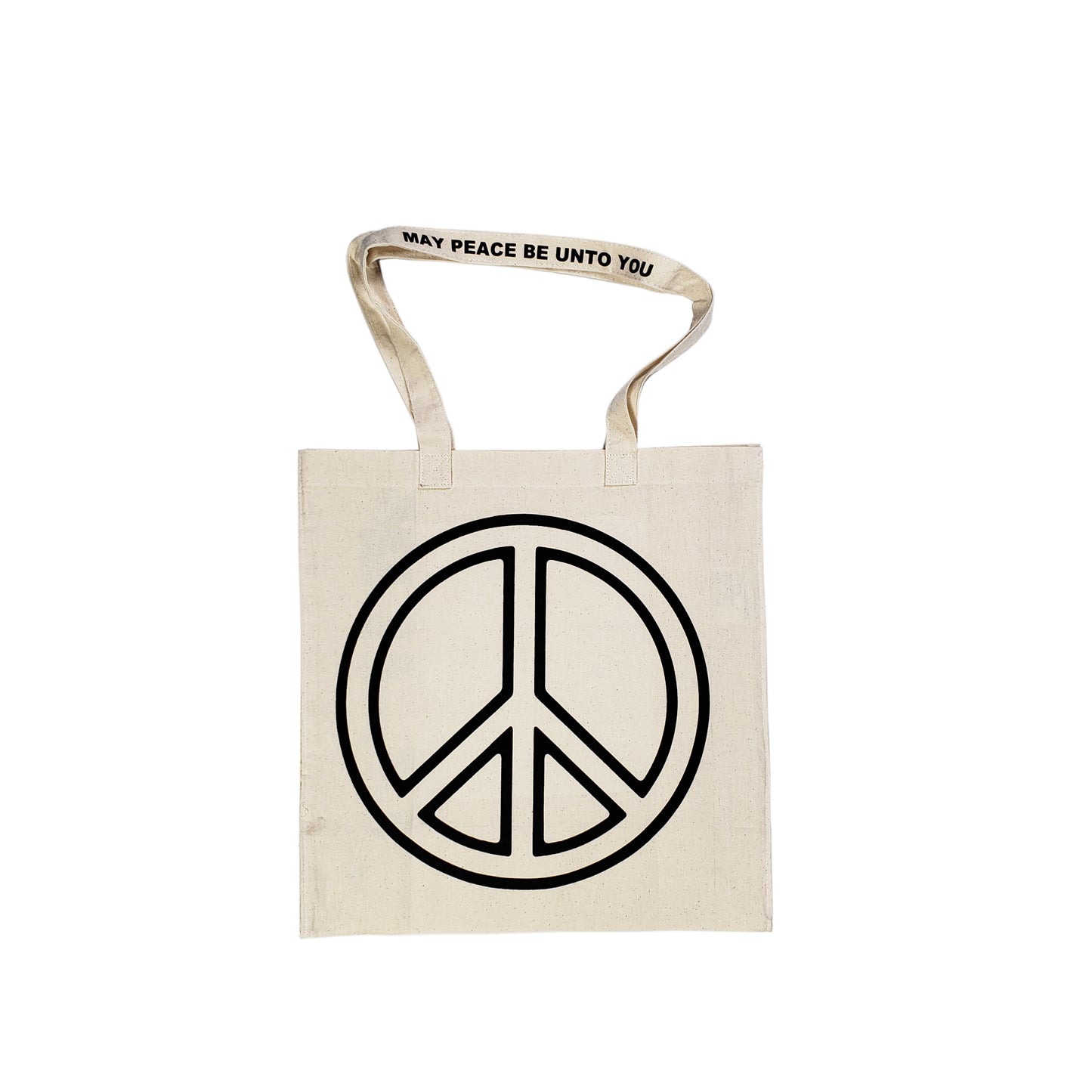 Peace Bold Natural Tote