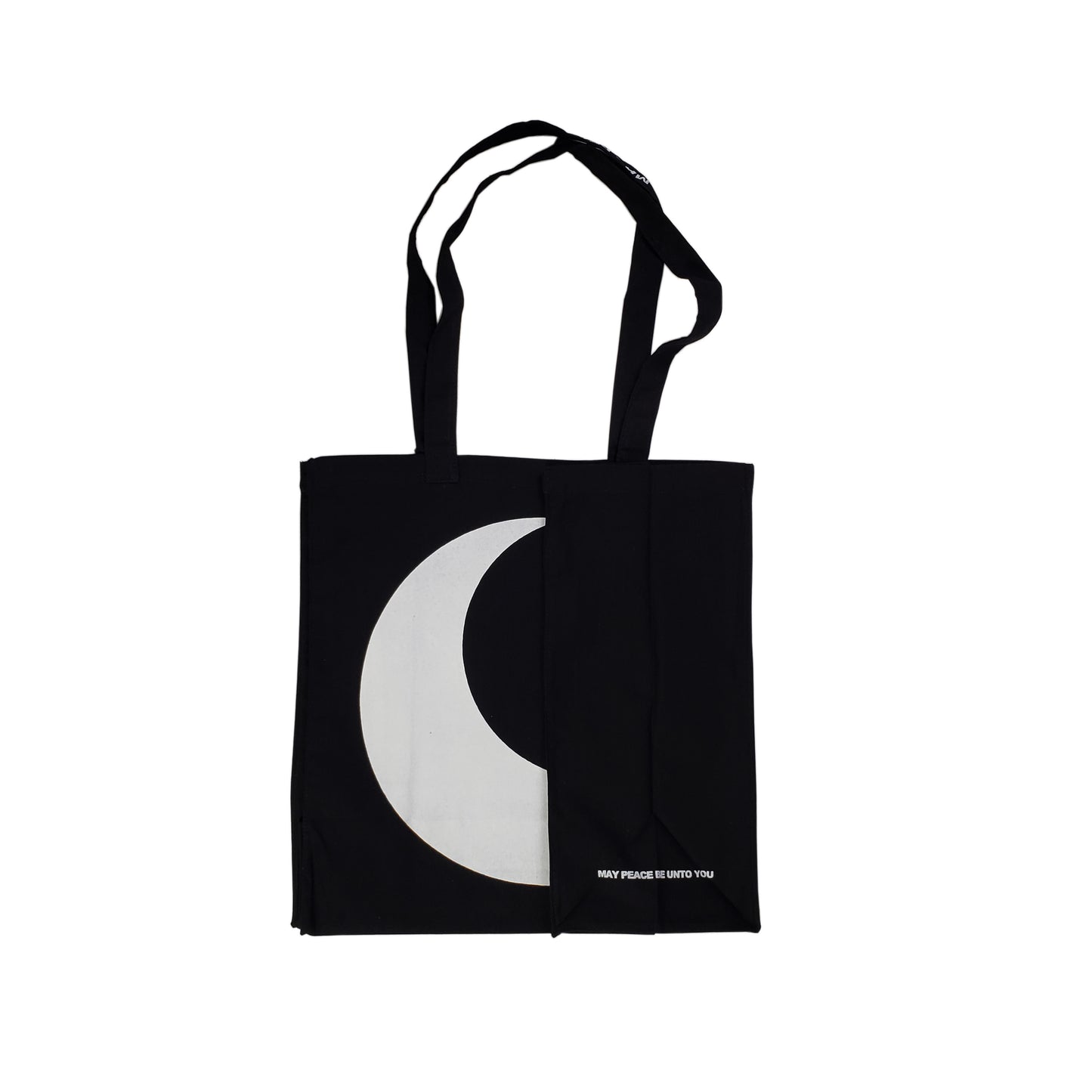 Star & Crescent Black Tote